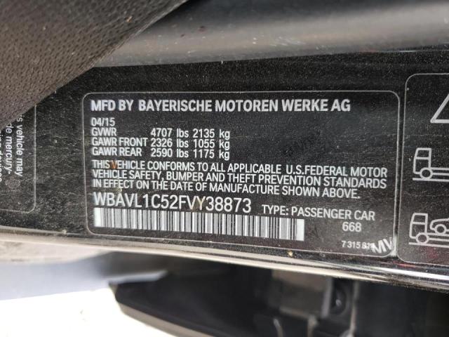 Photo 9 VIN: WBAVL1C52FVY38873 - BMW X1 XDRIVE2 