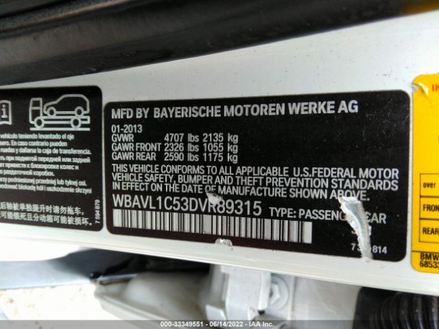 Photo 8 VIN: WBAVL1C53DVR89315 - BMW X1 