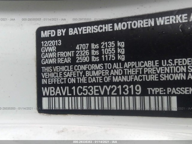 Photo 8 VIN: WBAVL1C53EVY21319 - BMW X1 