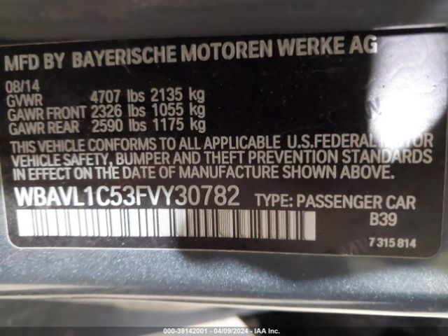 Photo 8 VIN: WBAVL1C53FVY30782 - BMW X1 