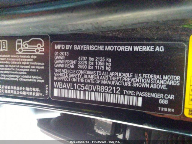 Photo 8 VIN: WBAVL1C54DVR89212 - BMW X1 