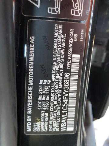 Photo 12 VIN: WBAVL1C54FVY36896 - BMW X1 XDRIVE2 