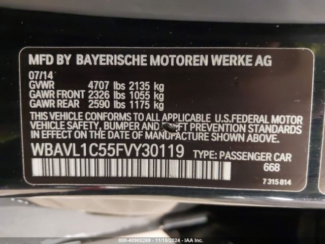 Photo 8 VIN: WBAVL1C55FVY30119 - BMW X1 