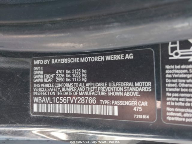 Photo 8 VIN: WBAVL1C56FVY28766 - BMW X1 