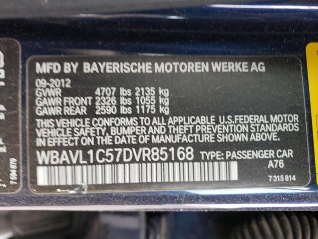 Photo 12 VIN: WBAVL1C57DVR85168 - BMW X1 