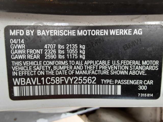 Photo 9 VIN: WBAVL1C58FVY25562 - BMW X1 XDRIVE2 