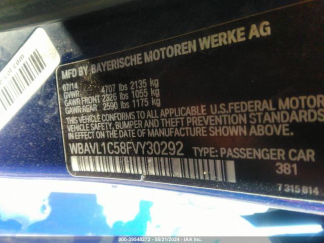 Photo 8 VIN: WBAVL1C58FVY30292 - BMW X1 