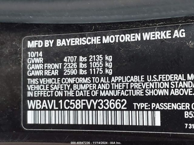 Photo 8 VIN: WBAVL1C58FVY33662 - BMW X1 