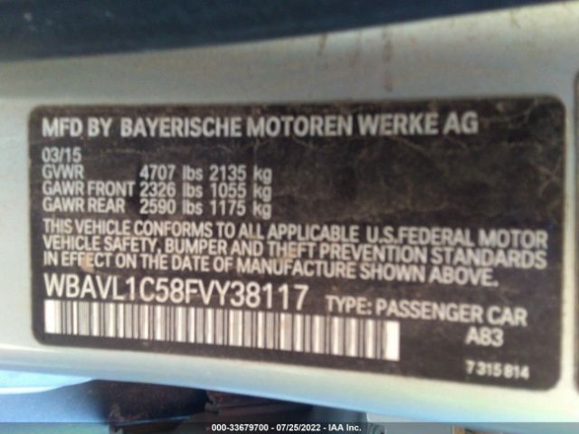 Photo 8 VIN: WBAVL1C58FVY38117 - BMW X1 