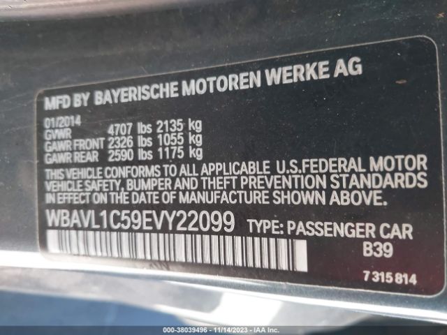 Photo 8 VIN: WBAVL1C59EVY22099 - BMW X1 