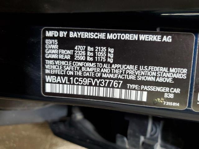 Photo 13 VIN: WBAVL1C59FVY37767 - BMW X1 XDRIVE2 