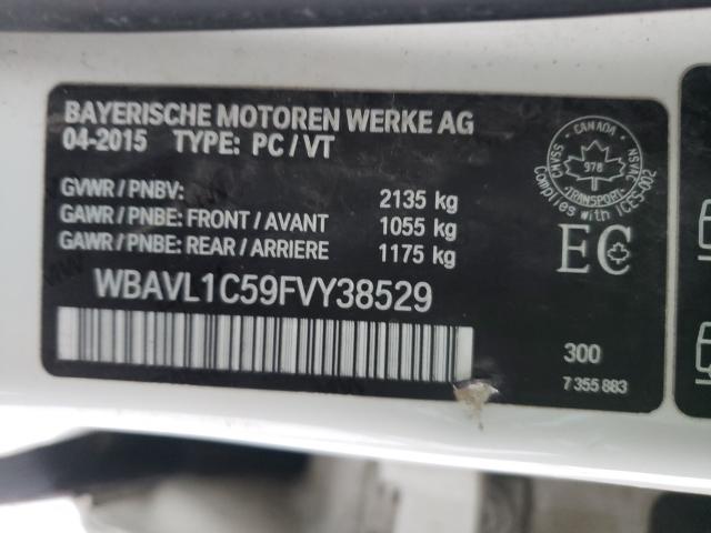 Photo 9 VIN: WBAVL1C59FVY38529 - BMW X1 XDRIVE2 