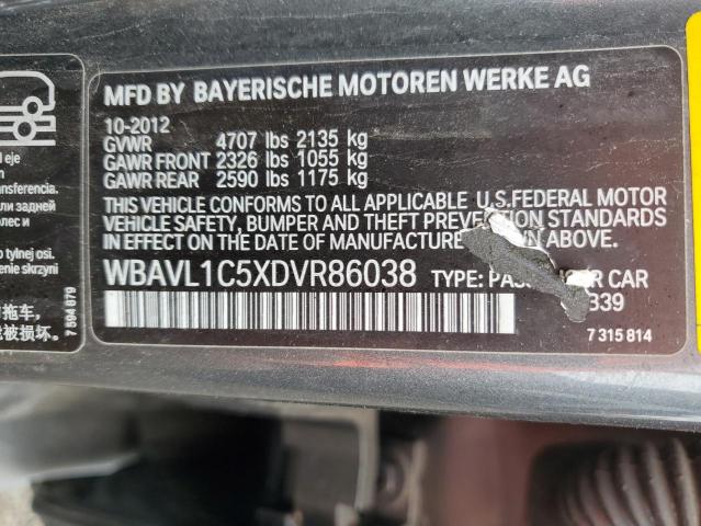 Photo 11 VIN: WBAVL1C5XDVR86038 - BMW X1 XDRIVE 28I 