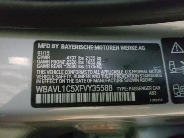 Photo 9 VIN: WBAVL1C5XFVY35588 - BMW X1 XDRIVE2 