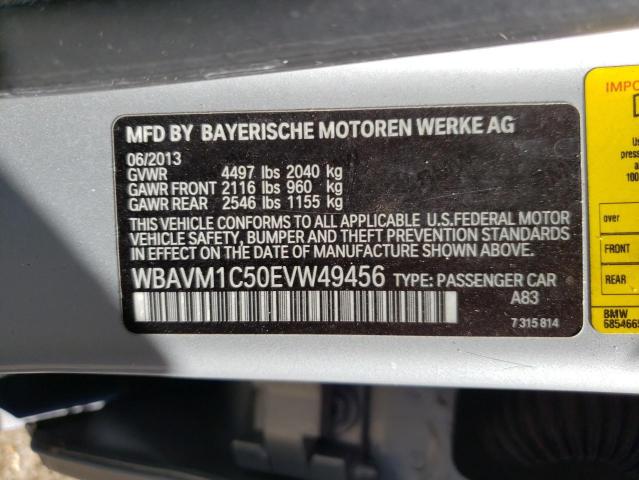 Photo 9 VIN: WBAVM1C50EVW49456 - BMW X1 SDRIVE2 