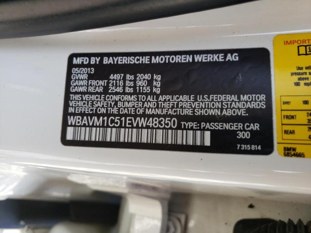 Photo 9 VIN: WBAVM1C51EVW48350 - BMW X1 SDRIVE2 