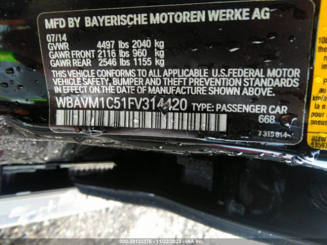 Photo 8 VIN: WBAVM1C51FV314420 - BMW X1 