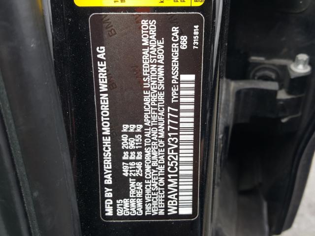 Photo 9 VIN: WBAVM1C52FV317777 - BMW X1 SDRIVE2 