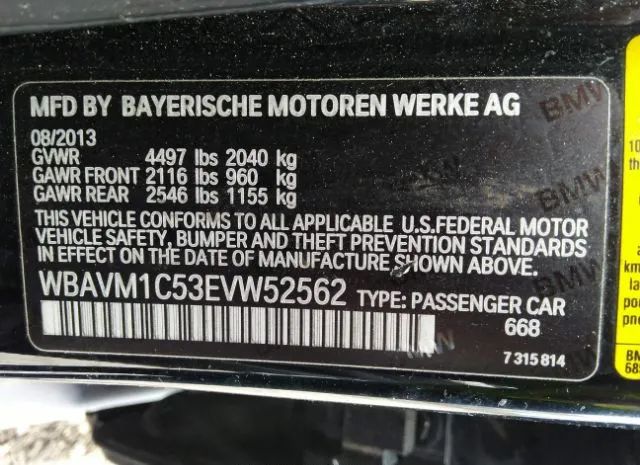 Photo 8 VIN: WBAVM1C53EVW52562 - BMW X1 