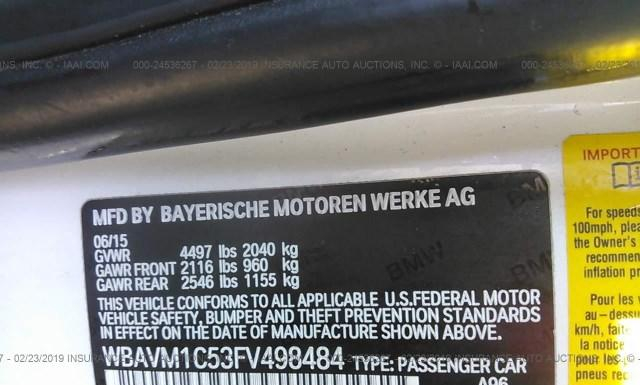 Photo 8 VIN: WBAVM1C53FV498484 - BMW X1 