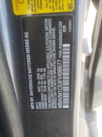 Photo 9 VIN: WBAVM1C53FV498677 - BMW X1 SDRIVE2 