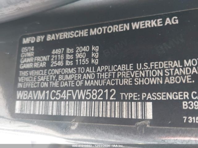 Photo 8 VIN: WBAVM1C54FVW58212 - BMW X1 