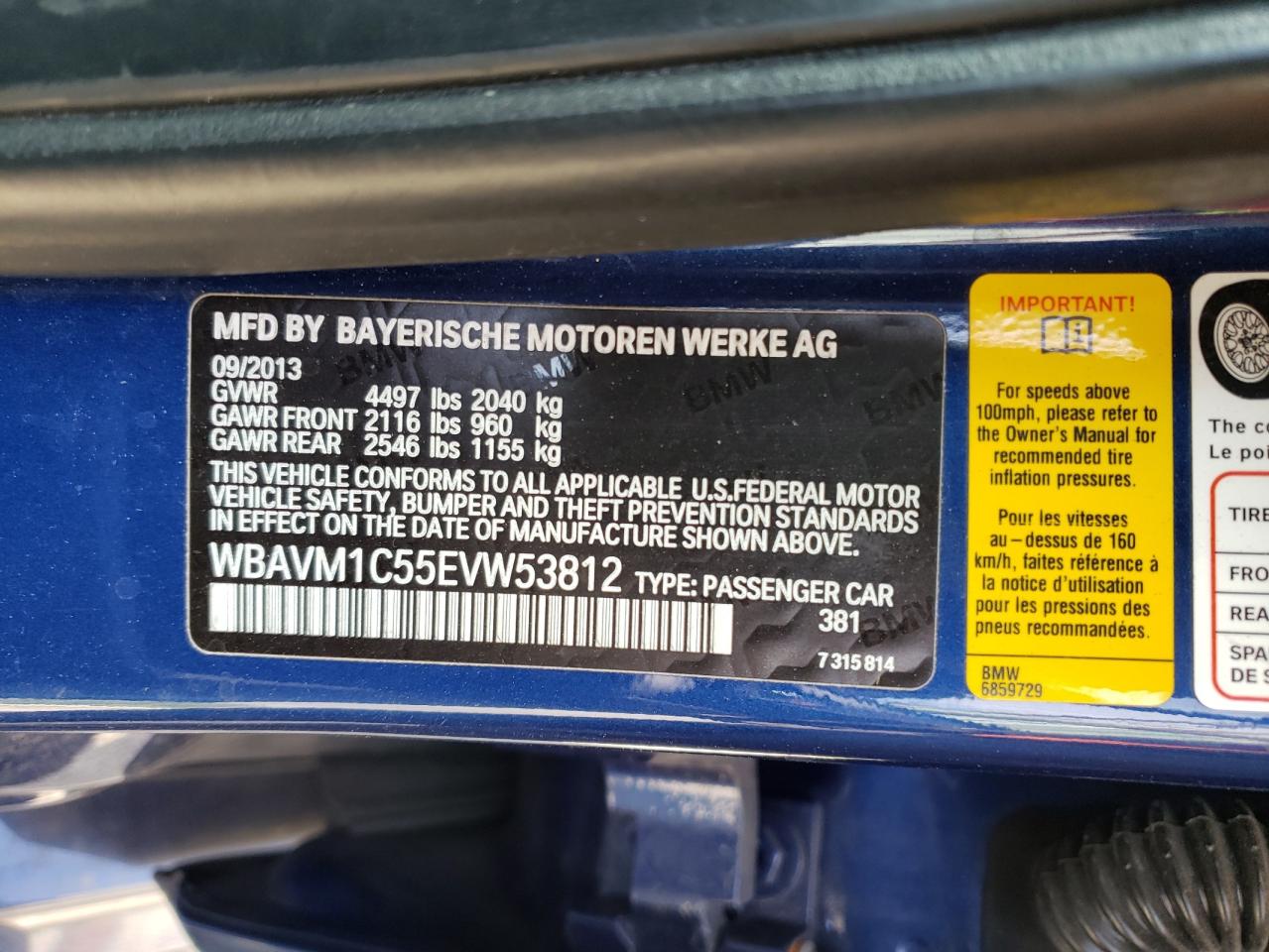 Photo 12 VIN: WBAVM1C55EVW53812 - BMW X1 