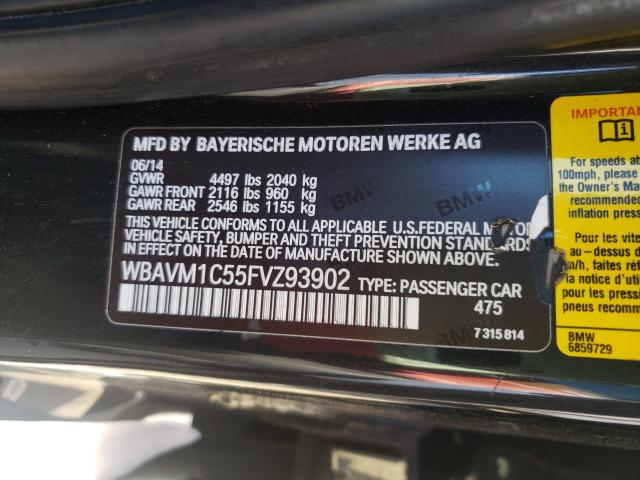 Photo 9 VIN: WBAVM1C55FVZ93902 - BMW X1 SDRIVE2 