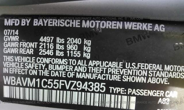 Photo 8 VIN: WBAVM1C55FVZ94385 - BMW X1 