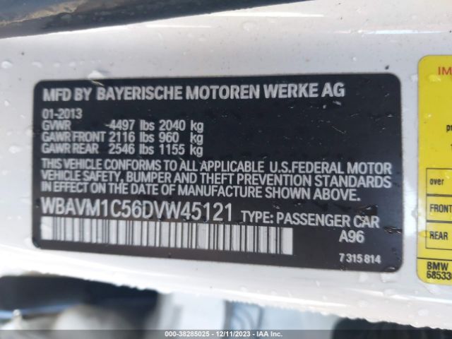 Photo 8 VIN: WBAVM1C56DVW45121 - BMW X1 