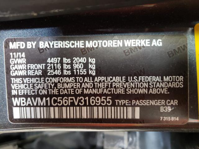 Photo 9 VIN: WBAVM1C56FV316955 - BMW X1 SDRIVE2 