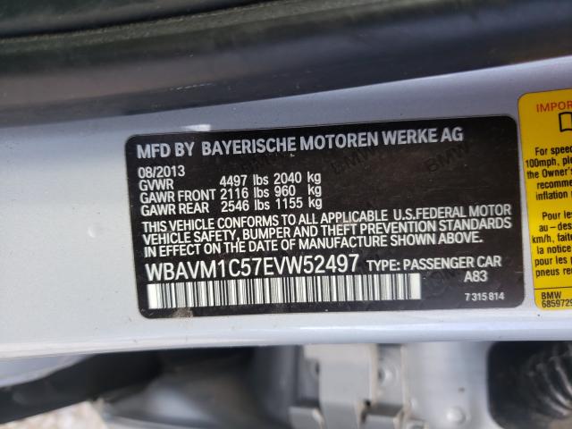 Photo 9 VIN: WBAVM1C57EVW52497 - BMW X1 SDRIVE2 