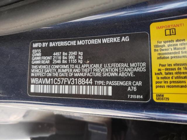 Photo 9 VIN: WBAVM1C57FV318844 - BMW X1 SDRIVE2 