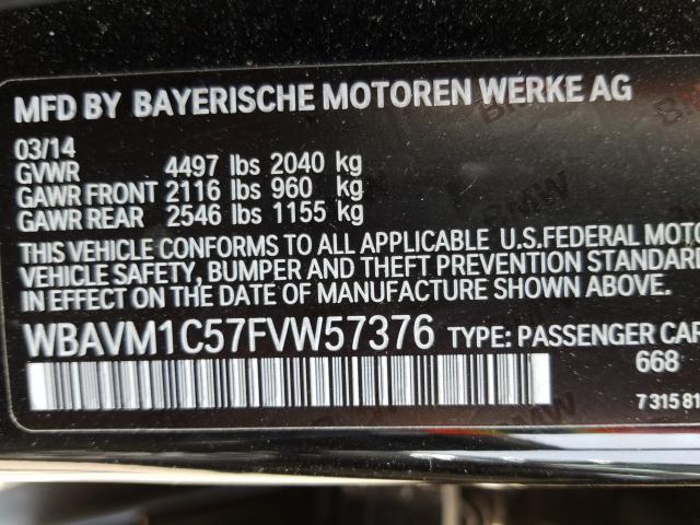 Photo 9 VIN: WBAVM1C57FVW57376 - BMW X1 SDRIVE2 