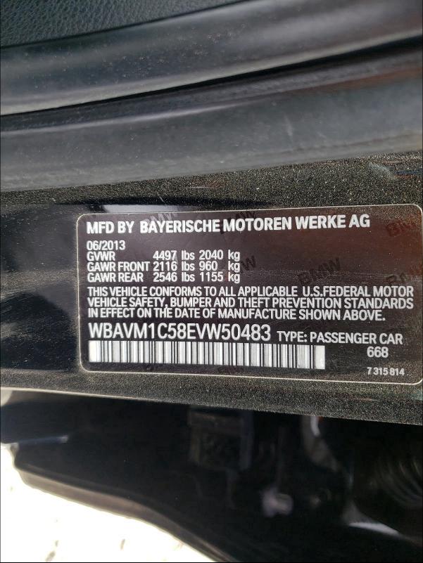 Photo 9 VIN: WBAVM1C58EVW50483 - BMW X1 SDRIVE2 