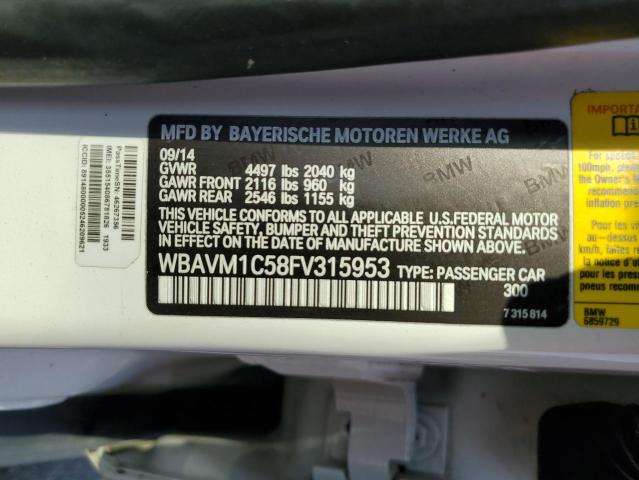 Photo 11 VIN: WBAVM1C58FV315953 - BMW X1 