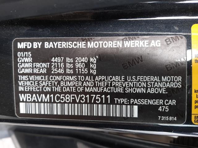 Photo 9 VIN: WBAVM1C58FV317511 - BMW X1 SDRIVE2 