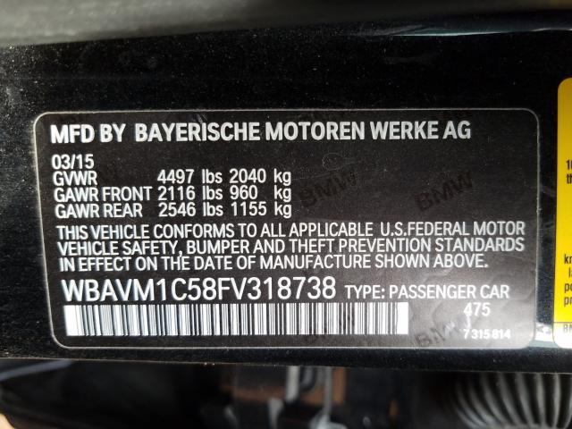 Photo 9 VIN: WBAVM1C58FV318738 - BMW X1 