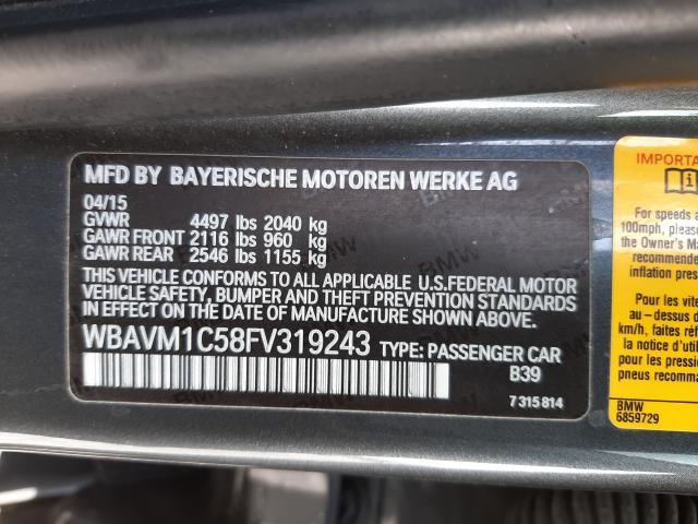 Photo 9 VIN: WBAVM1C58FV319243 - BMW X1 