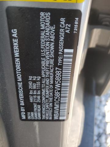 Photo 12 VIN: WBAVM1C58FVW58987 - BMW X1 SDRIVE2 