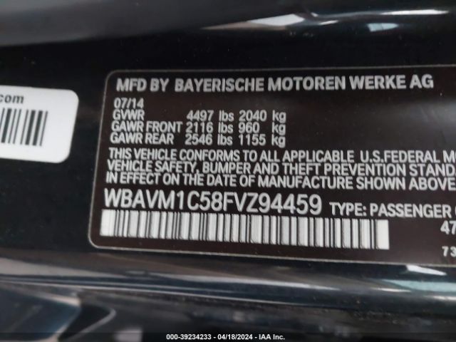 Photo 8 VIN: WBAVM1C58FVZ94459 - BMW X1 