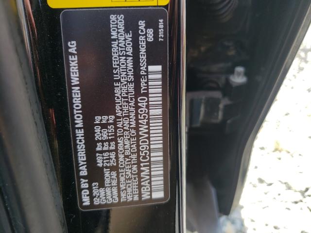 Photo 9 VIN: WBAVM1C59DVW45940 - BMW X1 SDRIVE2 