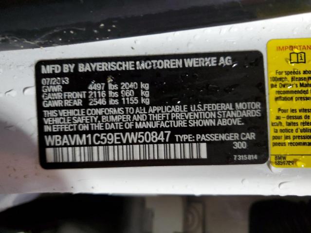 Photo 11 VIN: WBAVM1C59EVW50847 - BMW X1 SDRIVE2 