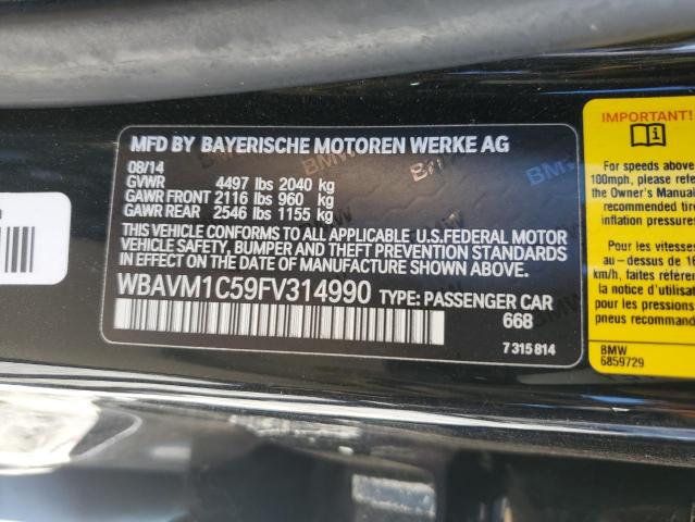 Photo 12 VIN: WBAVM1C59FV314990 - BMW X1 SDRIVE2 