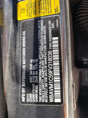 Photo 12 VIN: WBAVM1C59FV318036 - BMW X1 SDRIVE2 