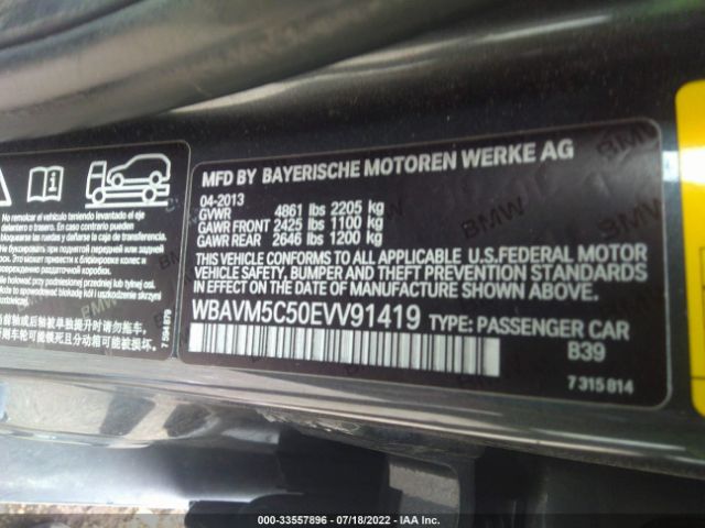 Photo 8 VIN: WBAVM5C50EVV91419 - BMW X1 