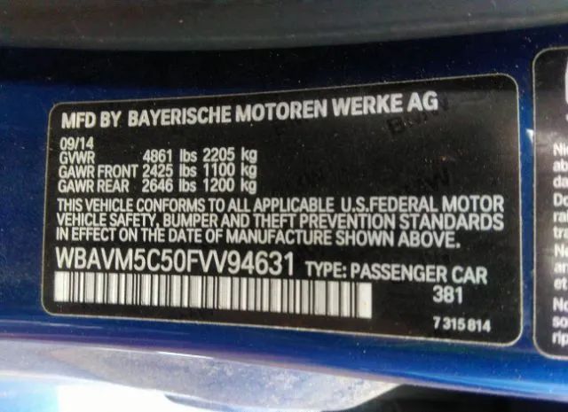 Photo 8 VIN: WBAVM5C50FVV94631 - BMW X1 