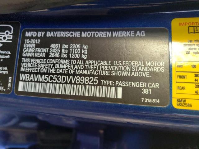 Photo 11 VIN: WBAVM5C53DVV89825 - BMW X1 XDRIVE3 