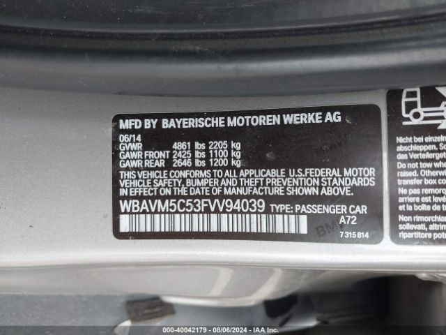 Photo 8 VIN: WBAVM5C53FVV94039 - BMW X1 