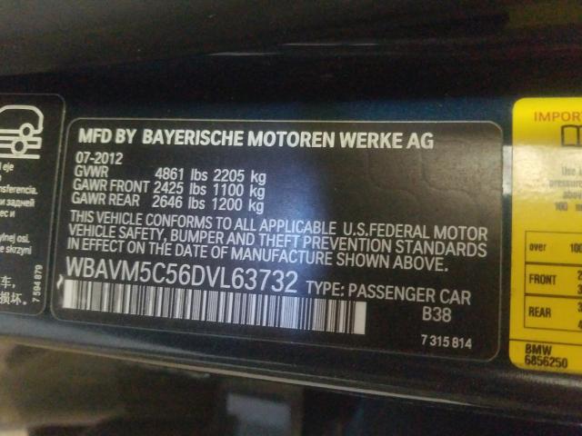 Photo 9 VIN: WBAVM5C56DVL63732 - BMW X1 XDRIVE3 